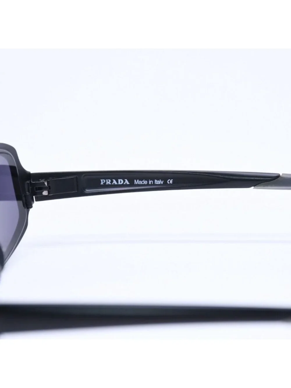 Prada Square Sunglasses Eyewear Metal Acetate Black